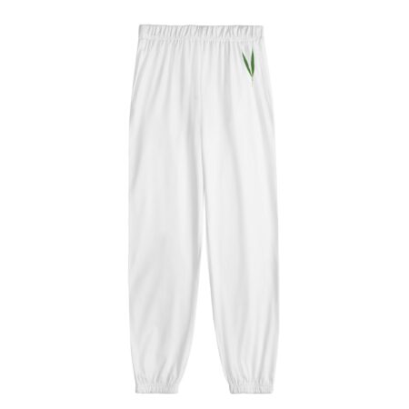 Lyfe Unisex White Long Sport Pants/Sweatpants