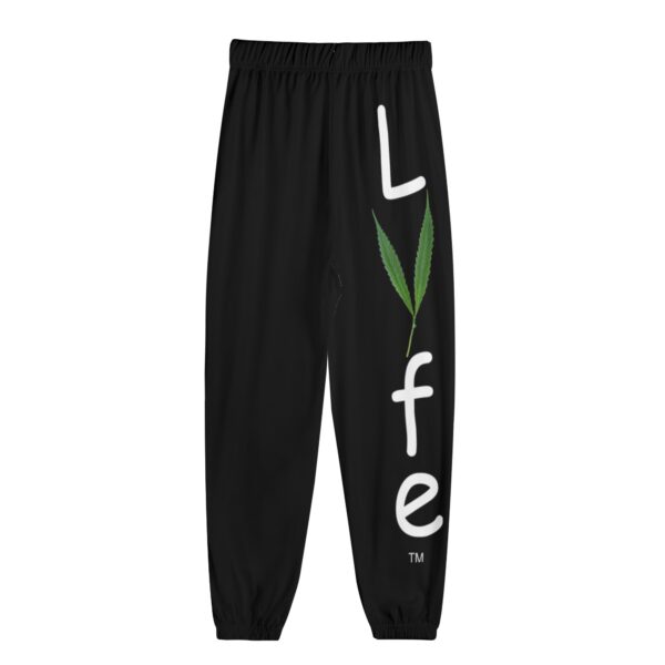 Lyfe Unisex Black Long Sport Pants/Sweatpants - Image 2
