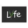 Lyfe Custom Women's White/Black/White Rubber High Top Canvas Shoes (White Laces) - Image 15