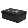 Lyfe Custom Women's White/Black/White Rubber High Top Canvas Shoes (White Laces) - Image 16