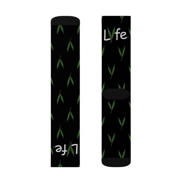 Lyfe Black All-Over Print Socks - Image 8